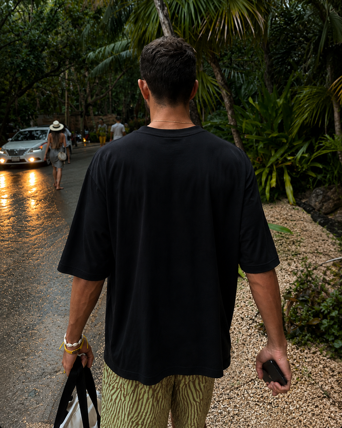 Labubu: Black Oversized T-shirt
