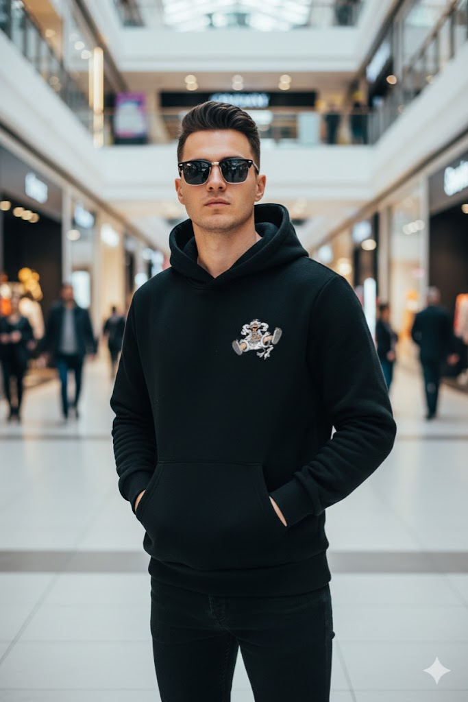 Black Nika Hoodie
