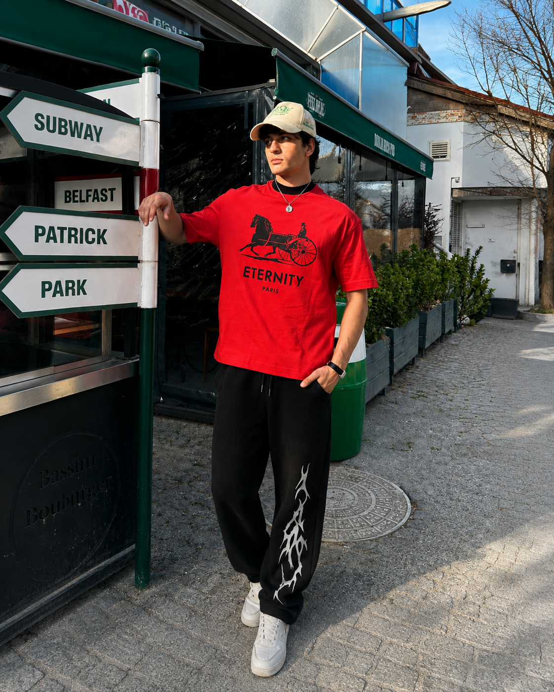 Dragon Spider  Black Jogger