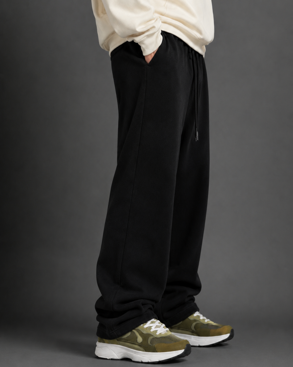 Classic Straight Fit Joggers Black