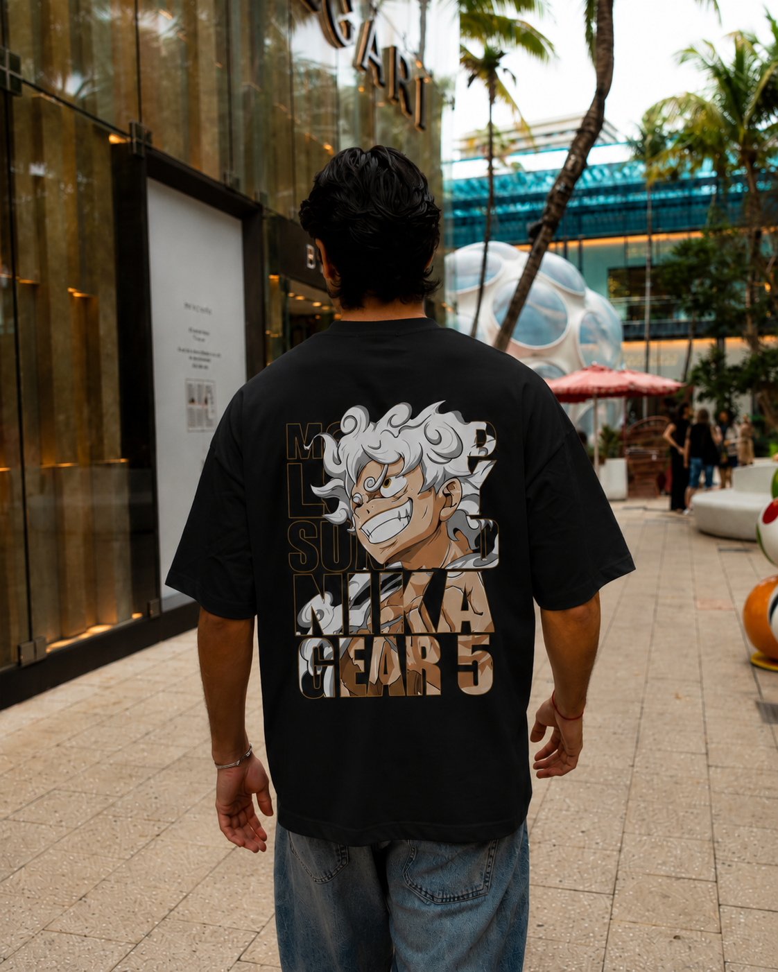 Nika Gear 5 Black Oversized T-shirt