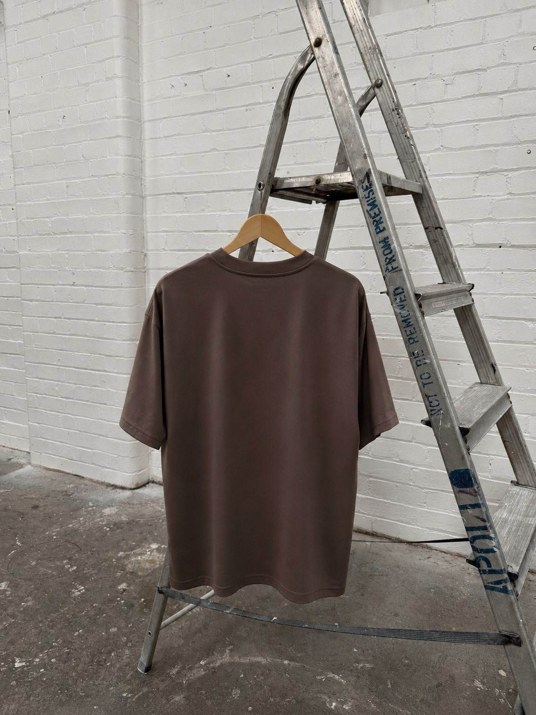 Solid Brown Oversized T-shirt