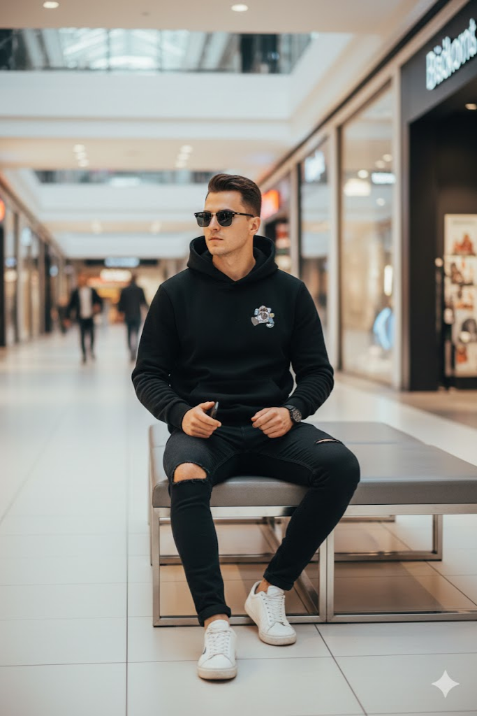 Black Nika Hoodie