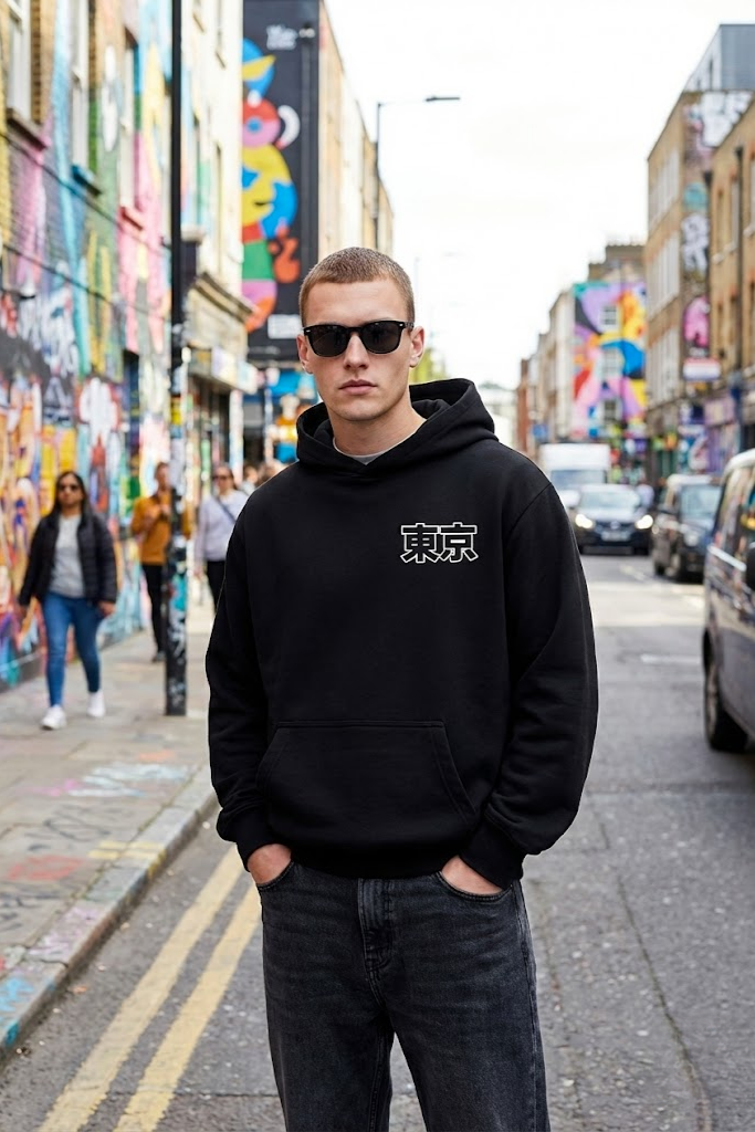 Black Tokyo Hoodie