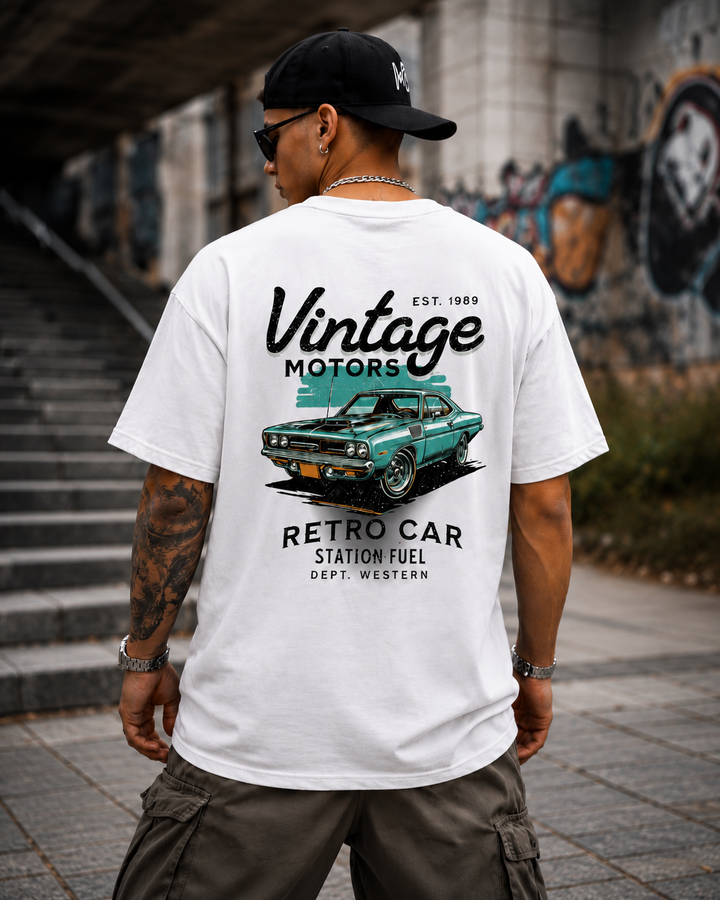 Vintage Motor Oversized T-shirt