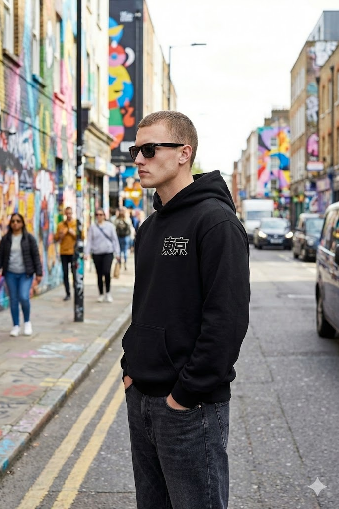 Black Tokyo Hoodie
