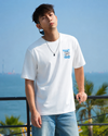 Fight Hard Panda Tshirt : White
