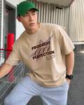 POP Beige Oversized T-shirt