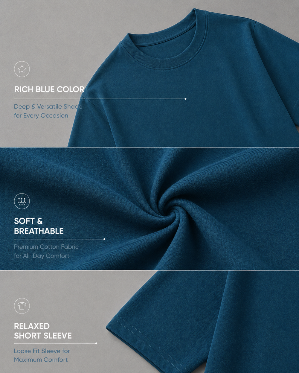 Air Blue Oversized T-shirt