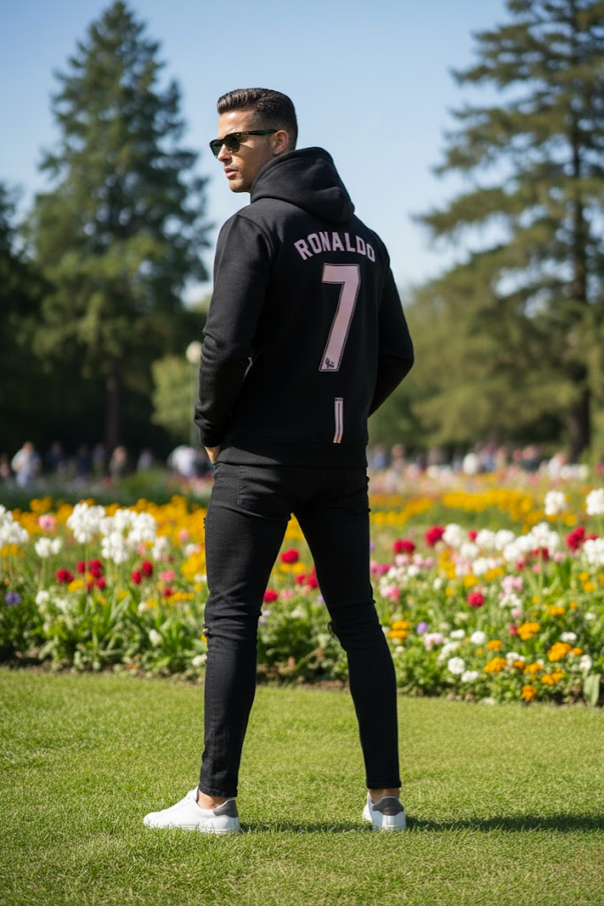 Black Ronaldo Hoodie