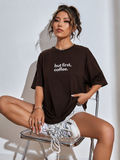 But First Coffe: Oversized T-shirt