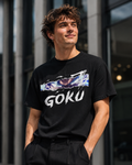 Goku Anime Black Oversized T-shirt