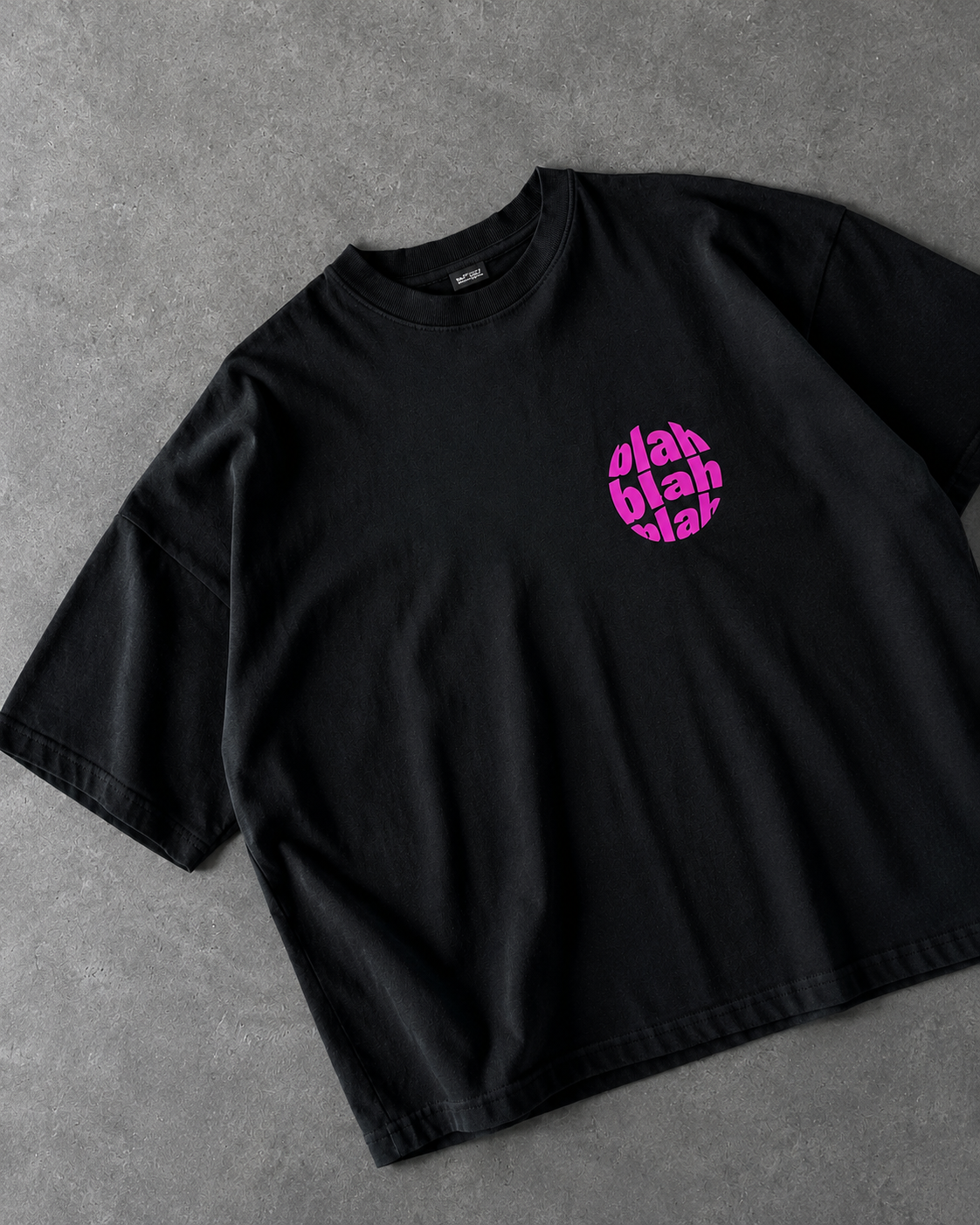 Blah Blah Oversized T-shirt