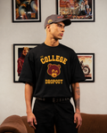 The College Dropout: Black Oversize T-shirt
