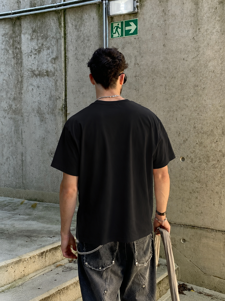 The College Dropout: Black Oversize T-shirt