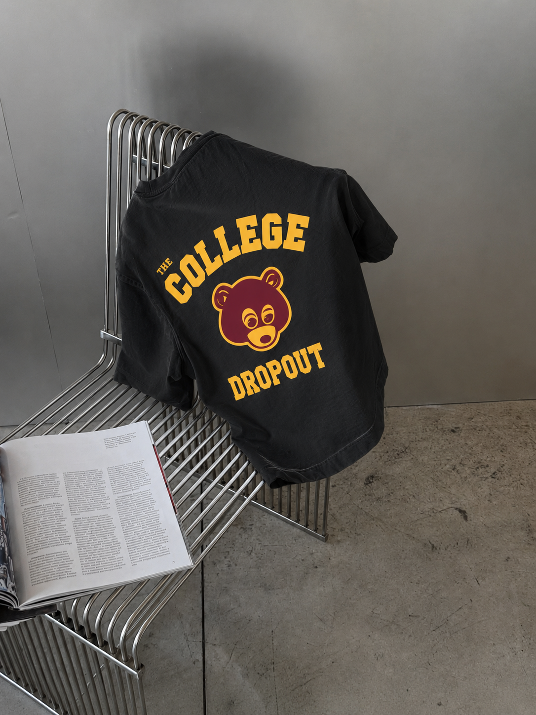 The College Dropout: Black Oversize T-shirt