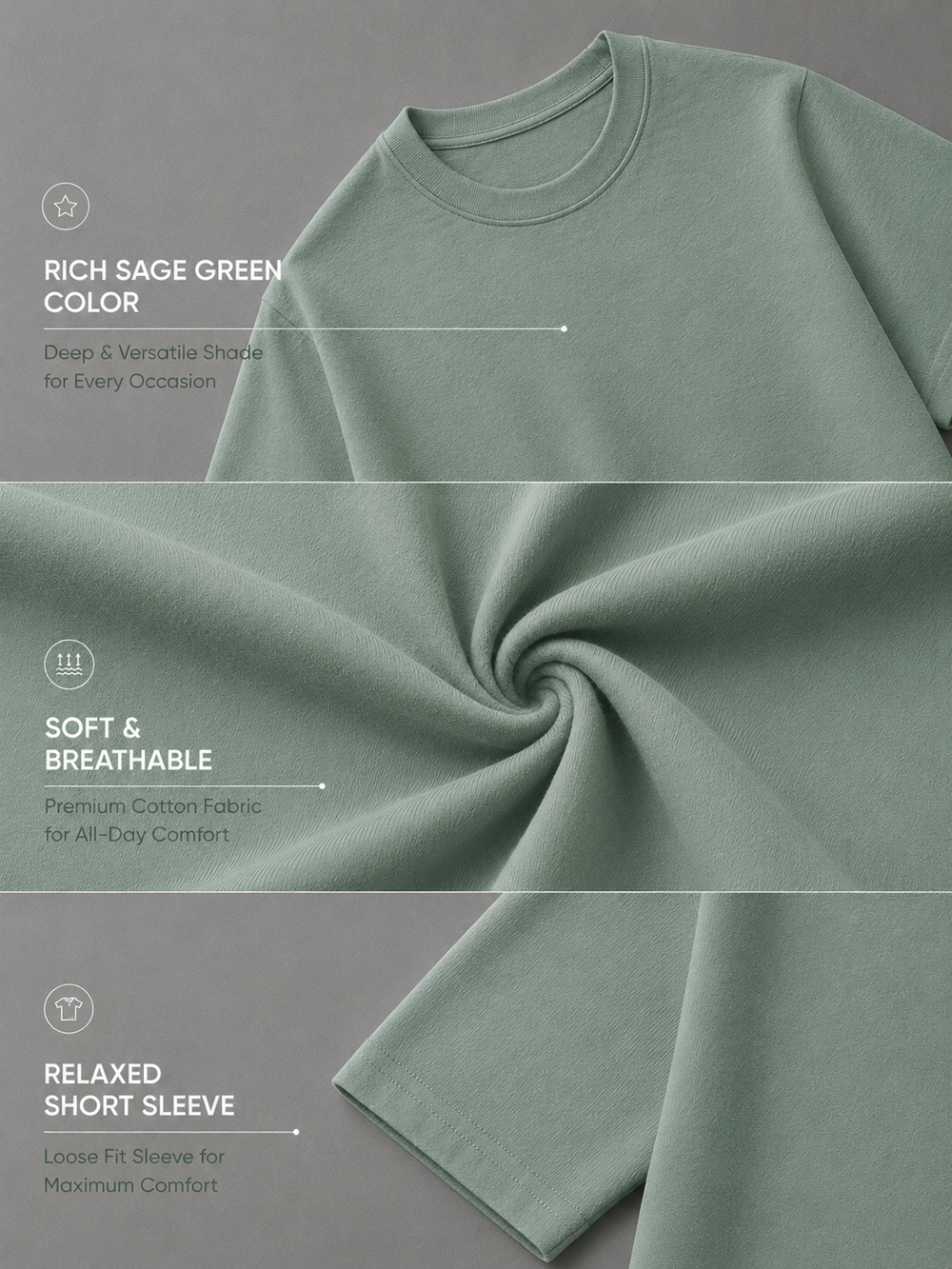 Pista Green Oversized T-shirt