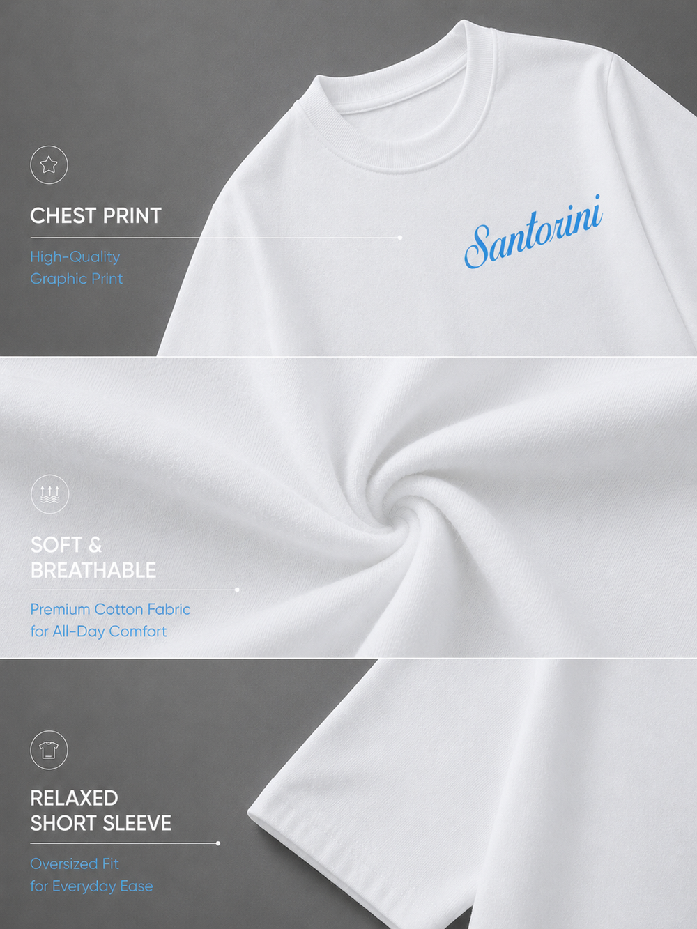 Santorini Oversized T-shirt