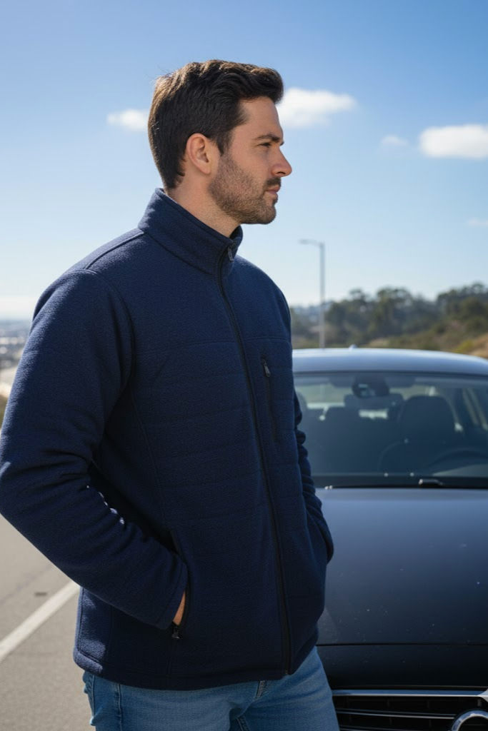 Windbuster Antipeel Jacket/ Navy Blue