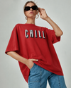 Chill Red Oversized T-shirt