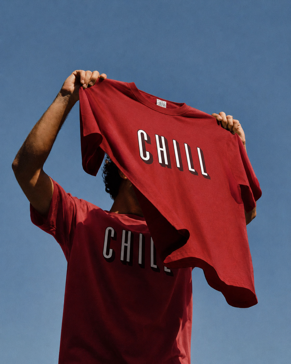 Chill Red Oversized T-shirt