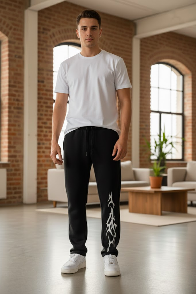 Dragon Spider  Black Jogger