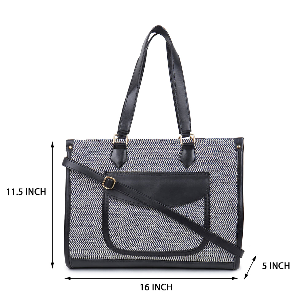 Trinity Black HireBone Tote Bag