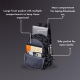 Walkbag Flamenco Printed Black Backpack