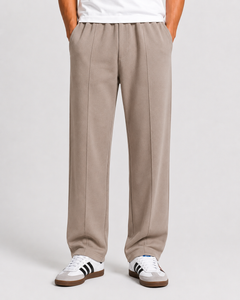 Relaxed Fit pant- With Drawstring Beige