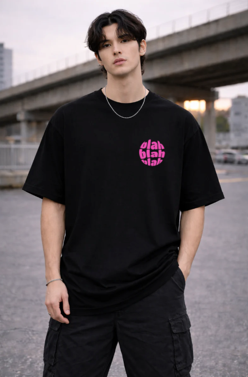 Blah Blah Oversized T-shirt