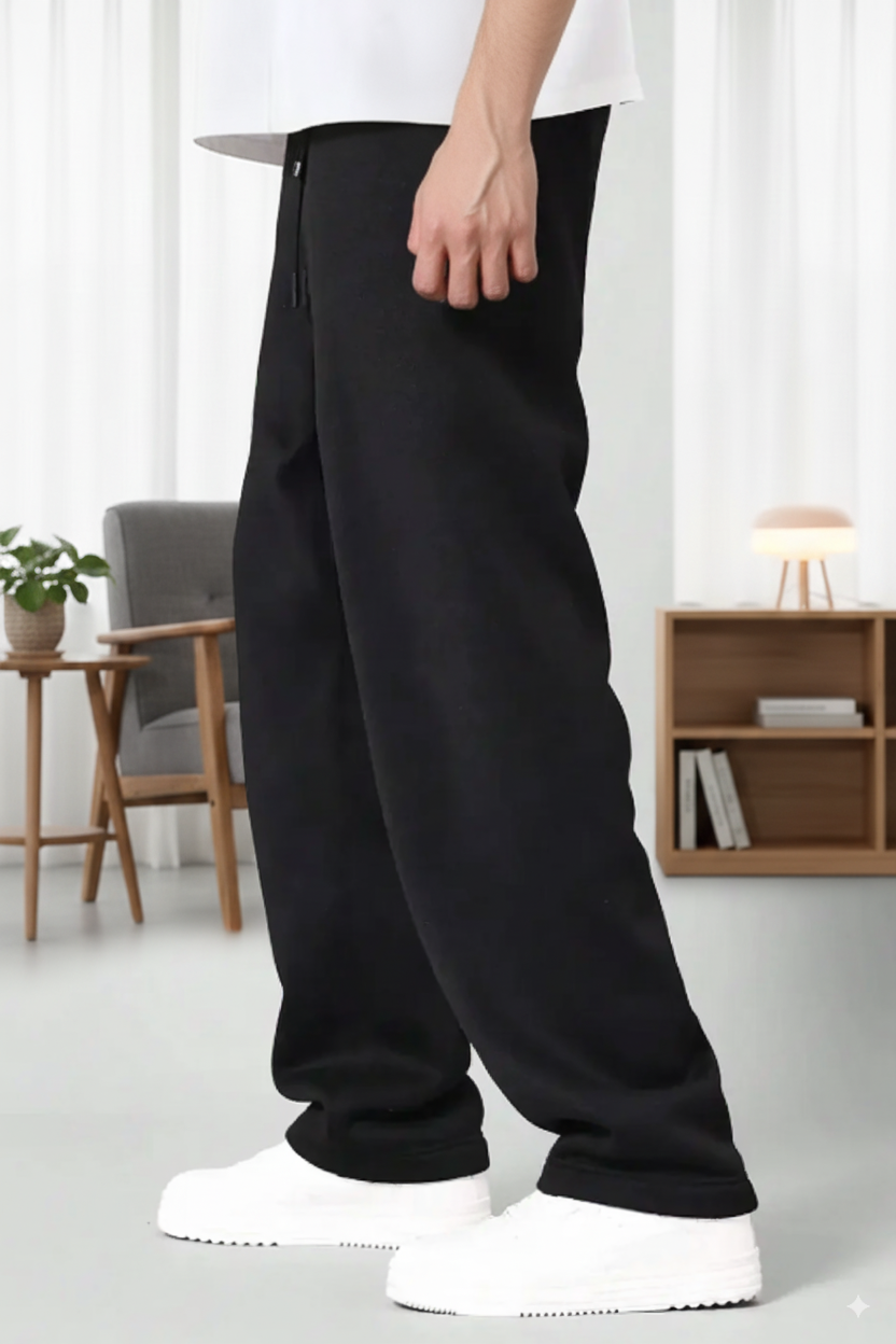 Classic Straight Fit Joggers Black