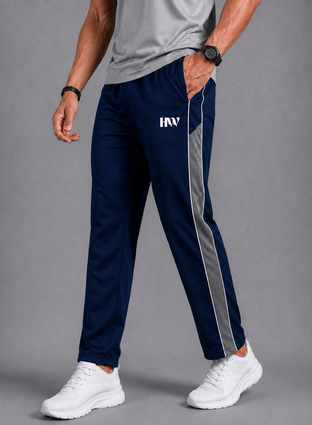 Men's Blue Active Day Out Trackpants