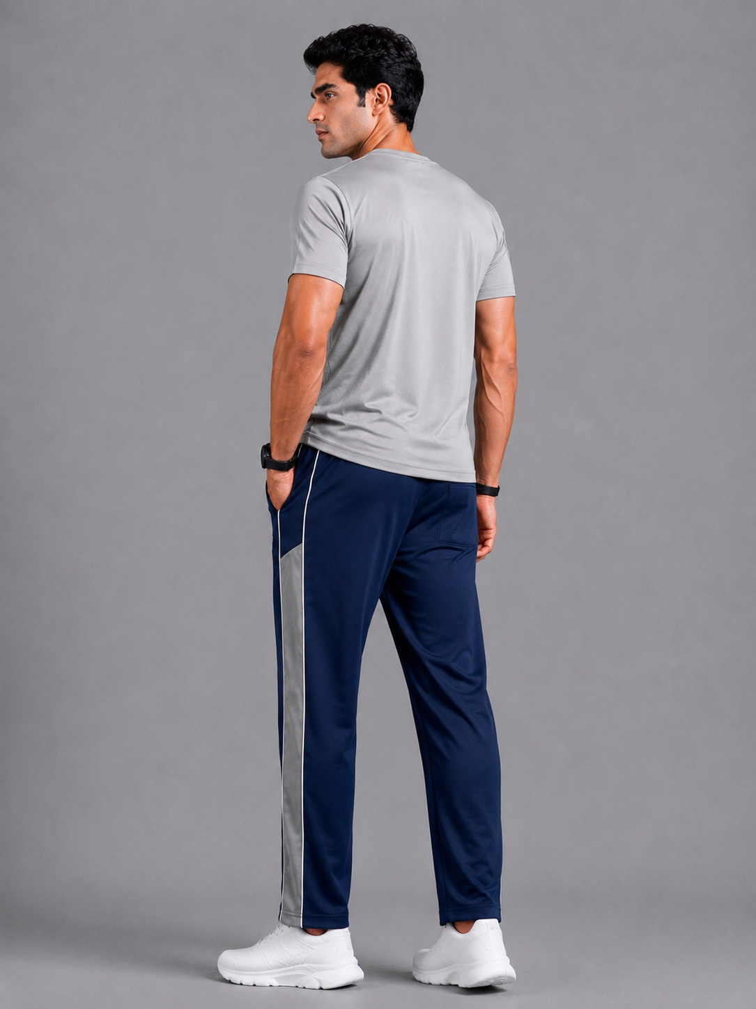Men's Blue Active Day Out Trackpants