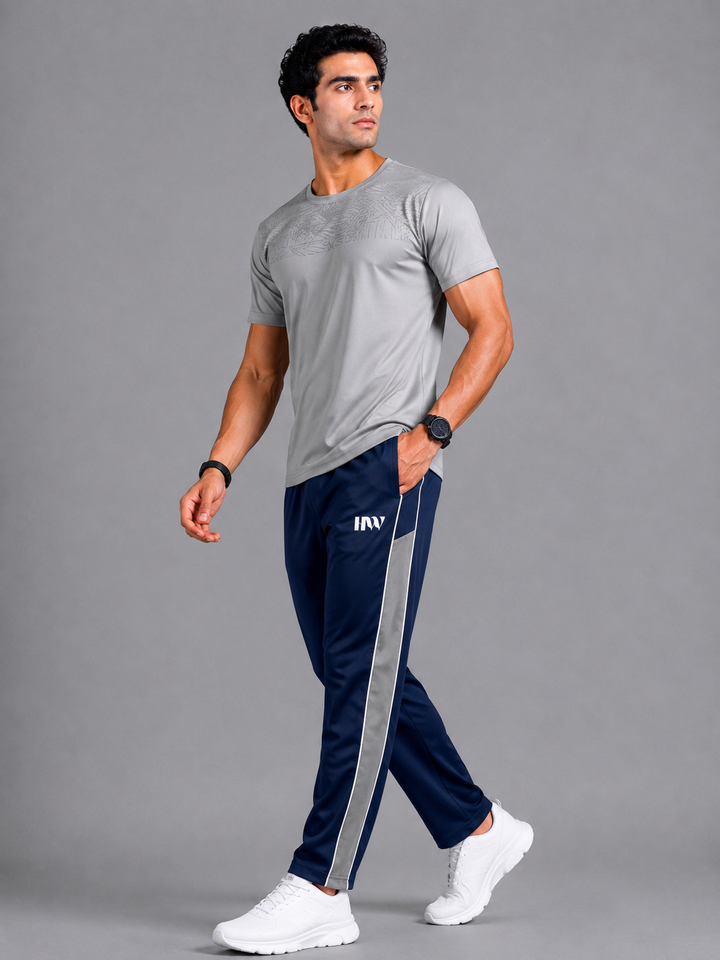 Men's Blue Active Day Out Trackpants