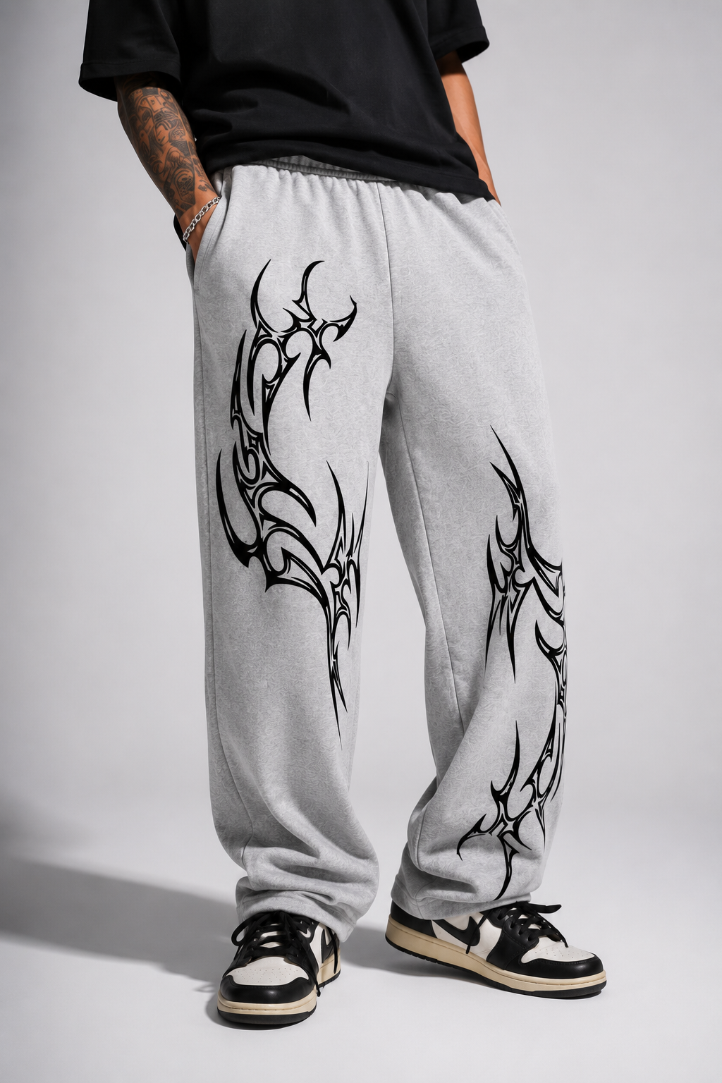 Jogger Grey :: Animated Printed