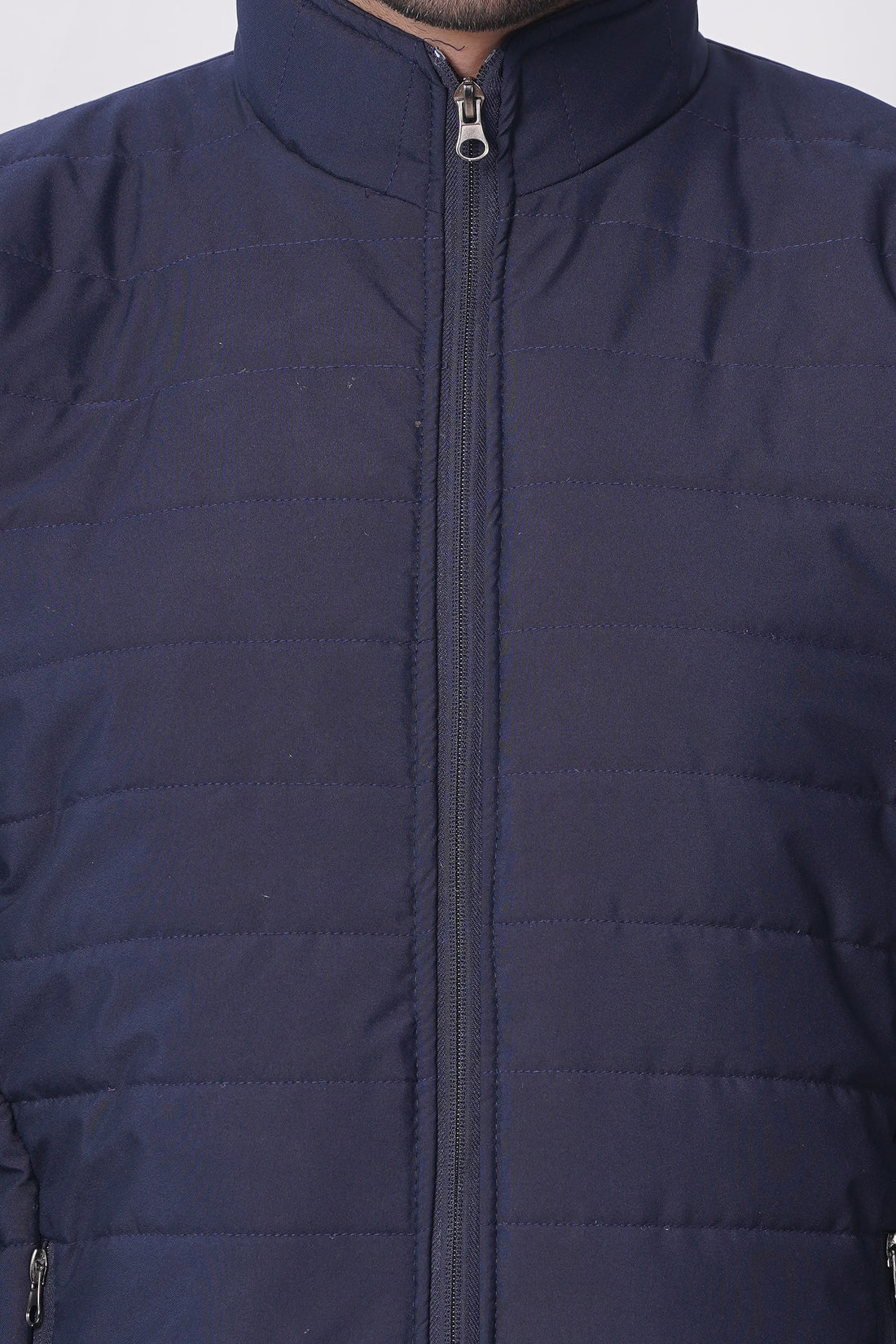 QUILT NAVY BLUE JACKET
