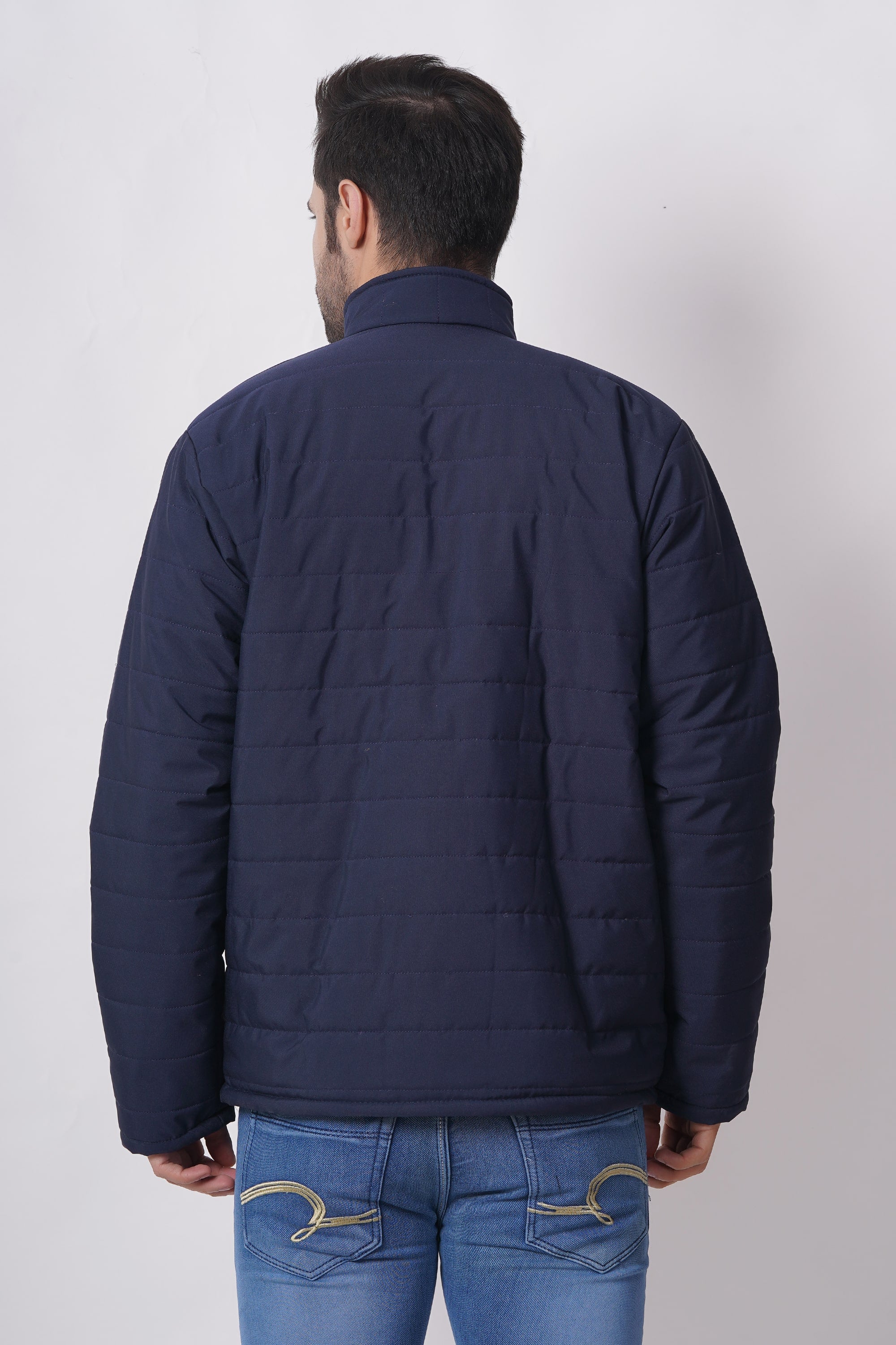 QUILT NAVY BLUE JACKET