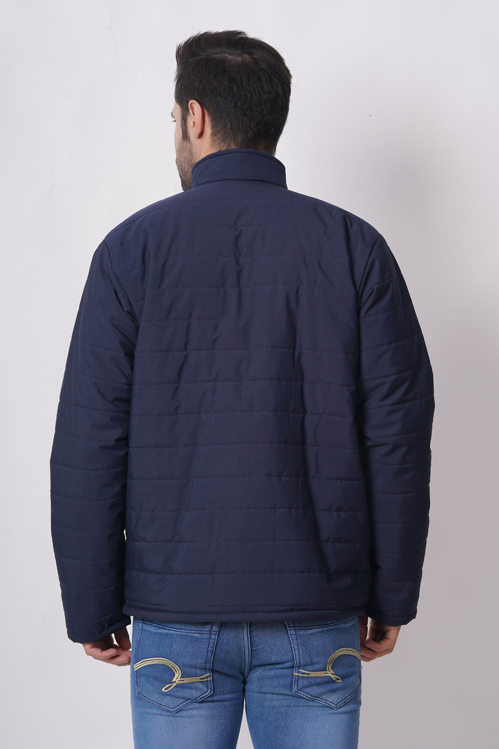 QUILT NAVY BLUE JACKET