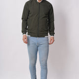 BOMBER OLIVE JACKET