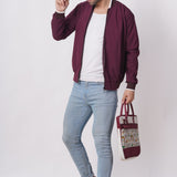 BOMBER WINE JACKET