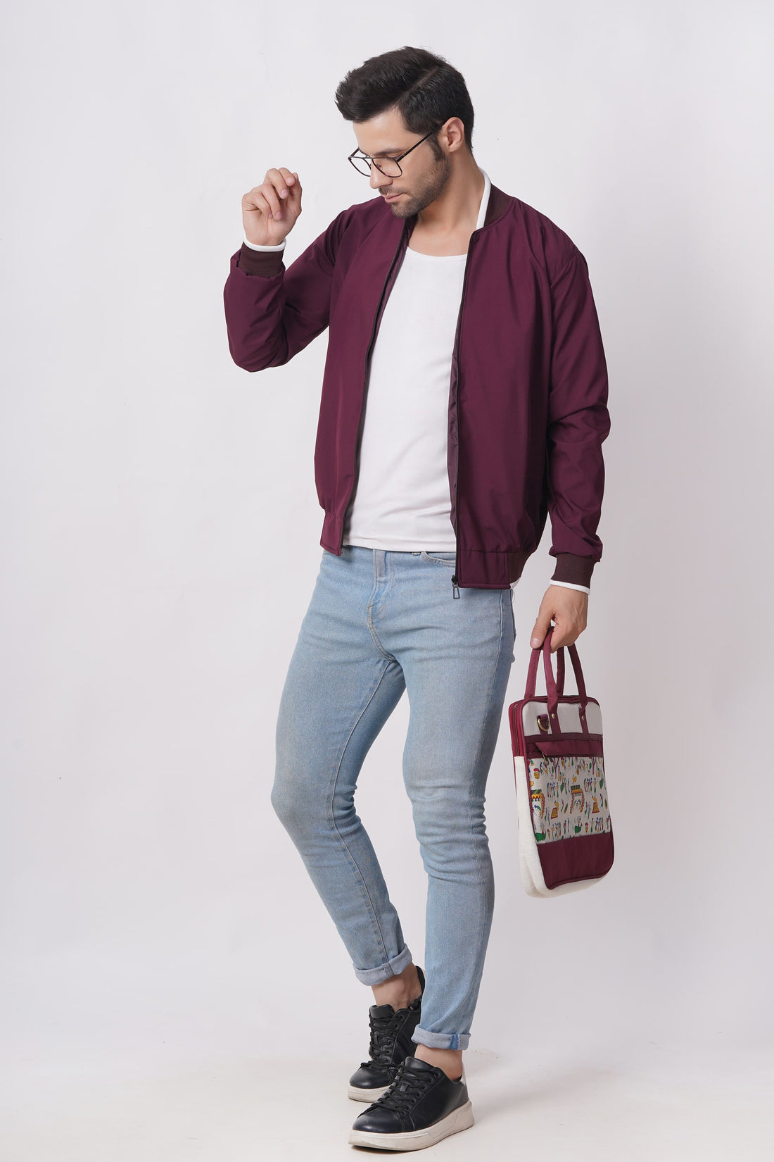 BOMBER WINE JACKET