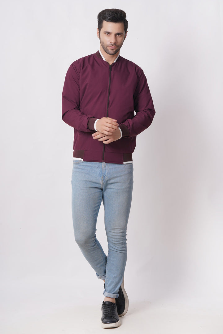 BOMBER WINE JACKET
