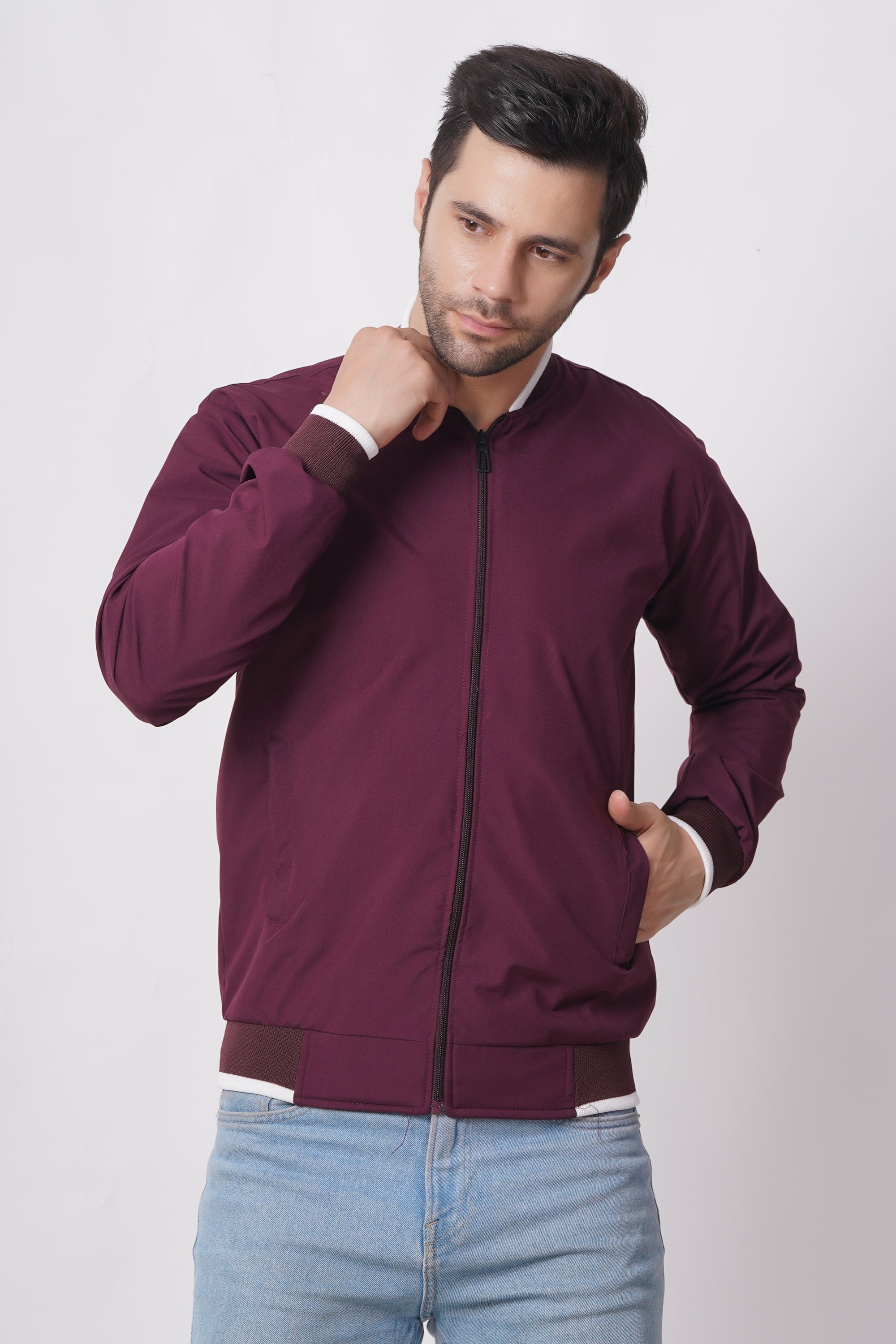 BOMBER WINE JACKET
