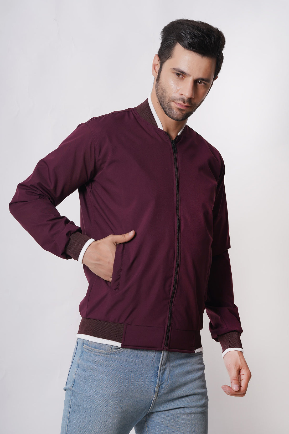 BOMBER WINE JACKET