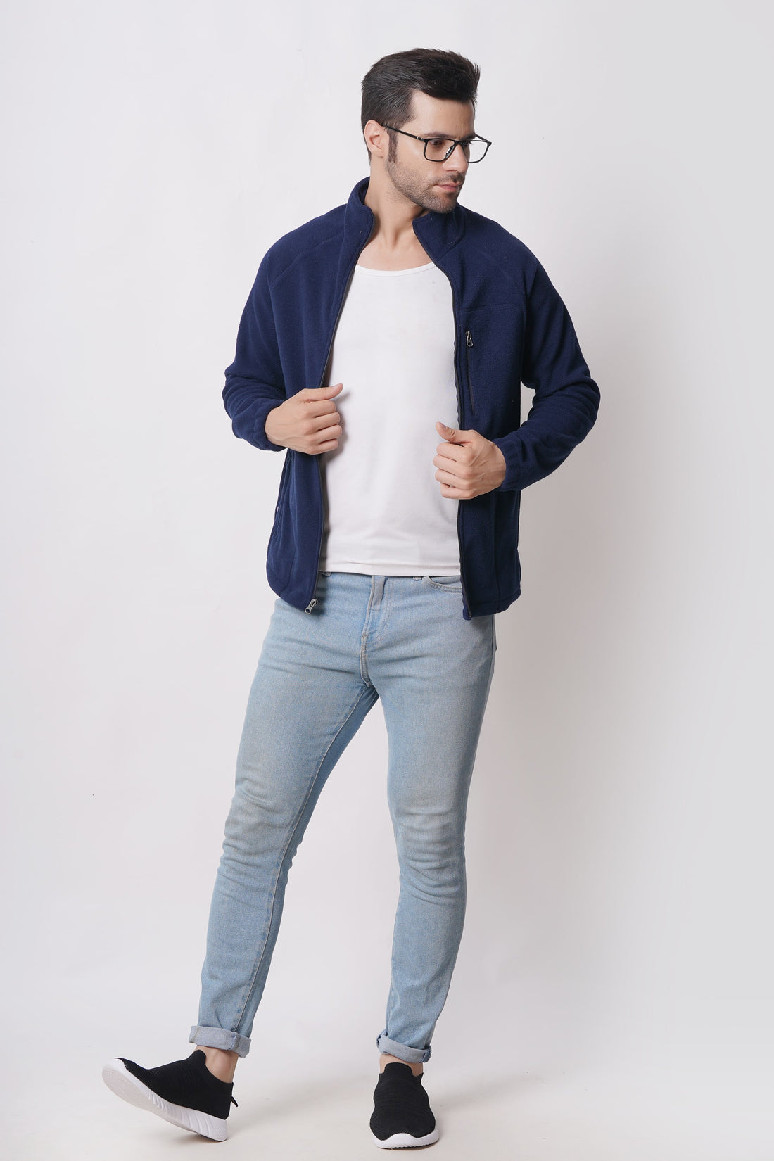 Windbuster Antipeel Jacket/ Navy Blue