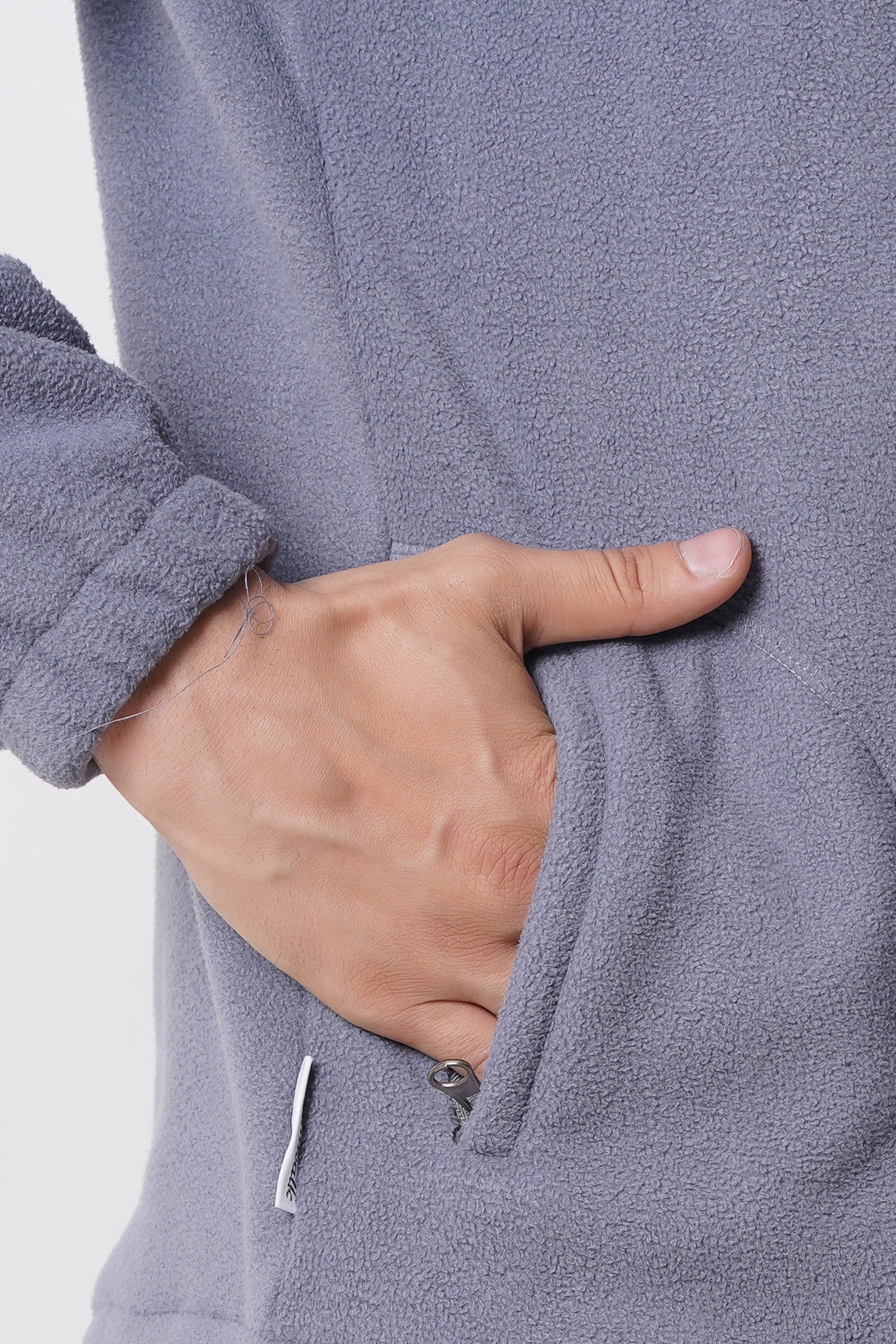 Windbuster Fleece Jacket/ Light Grey