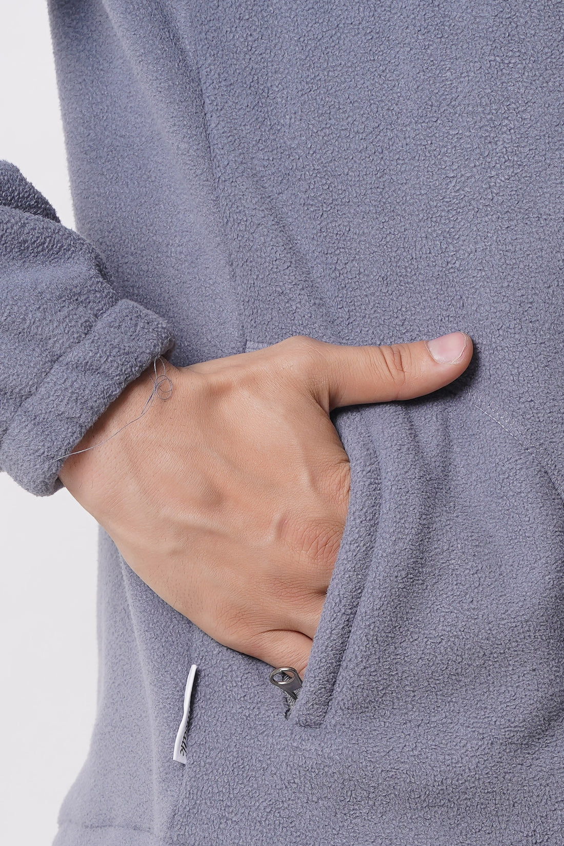 Windbuster Fleece Jacket/ Light Grey