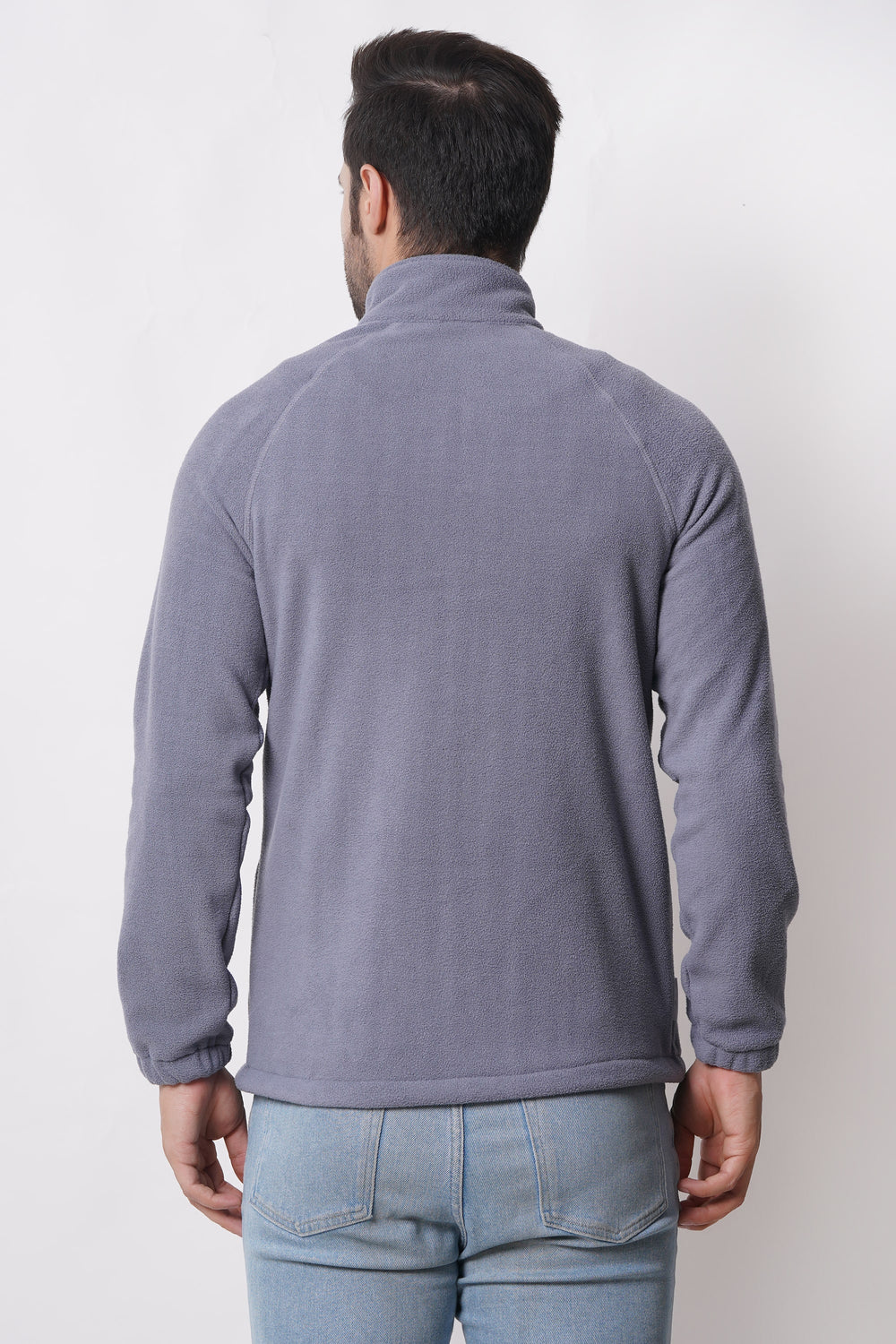 Windbuster Fleece Jacket/ Light Grey