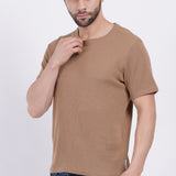 Waffle Beige T-shirt