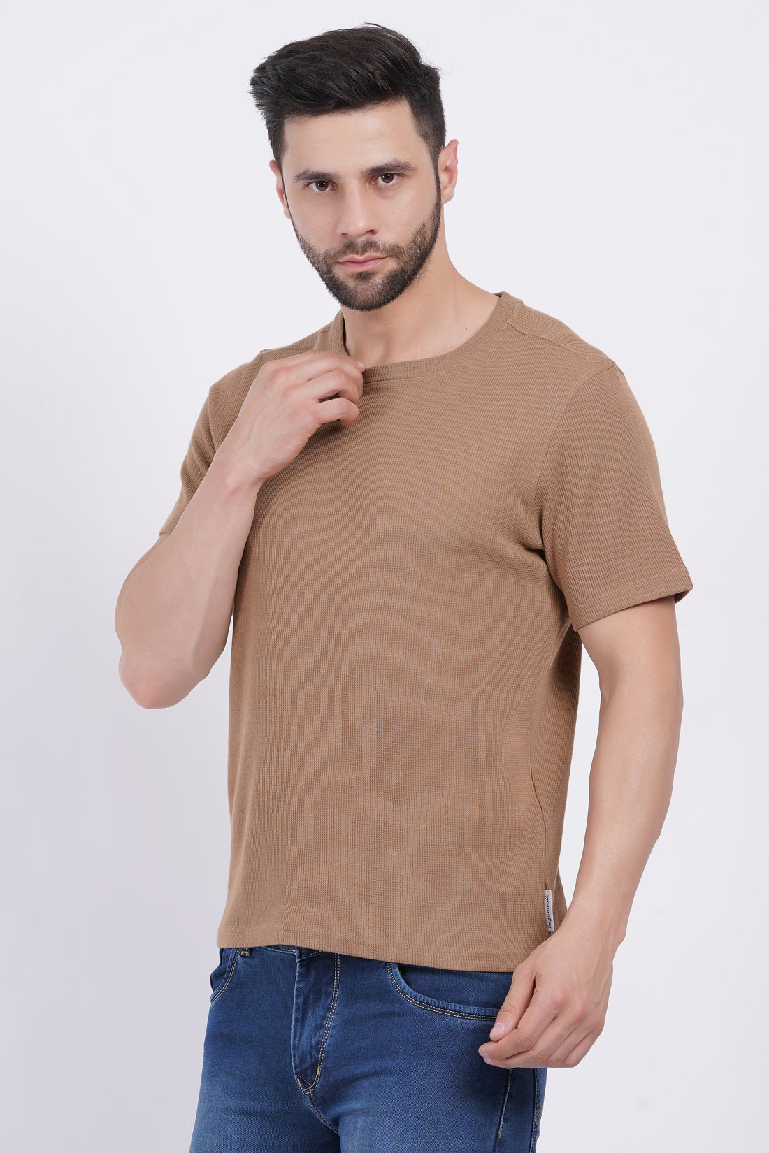 Waffle Beige T-shirt